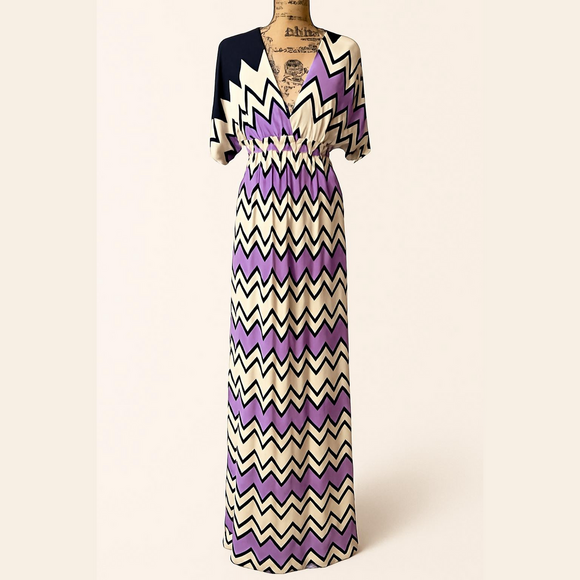 5th & Love Dresses & Skirts - 5th and Love Geometric Maxi Dress Medium